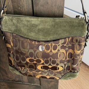 Vintage Coach Chelsea Optic Shoulder Bag